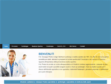 Tablet Screenshot of medicinasportivapirainoostia.it